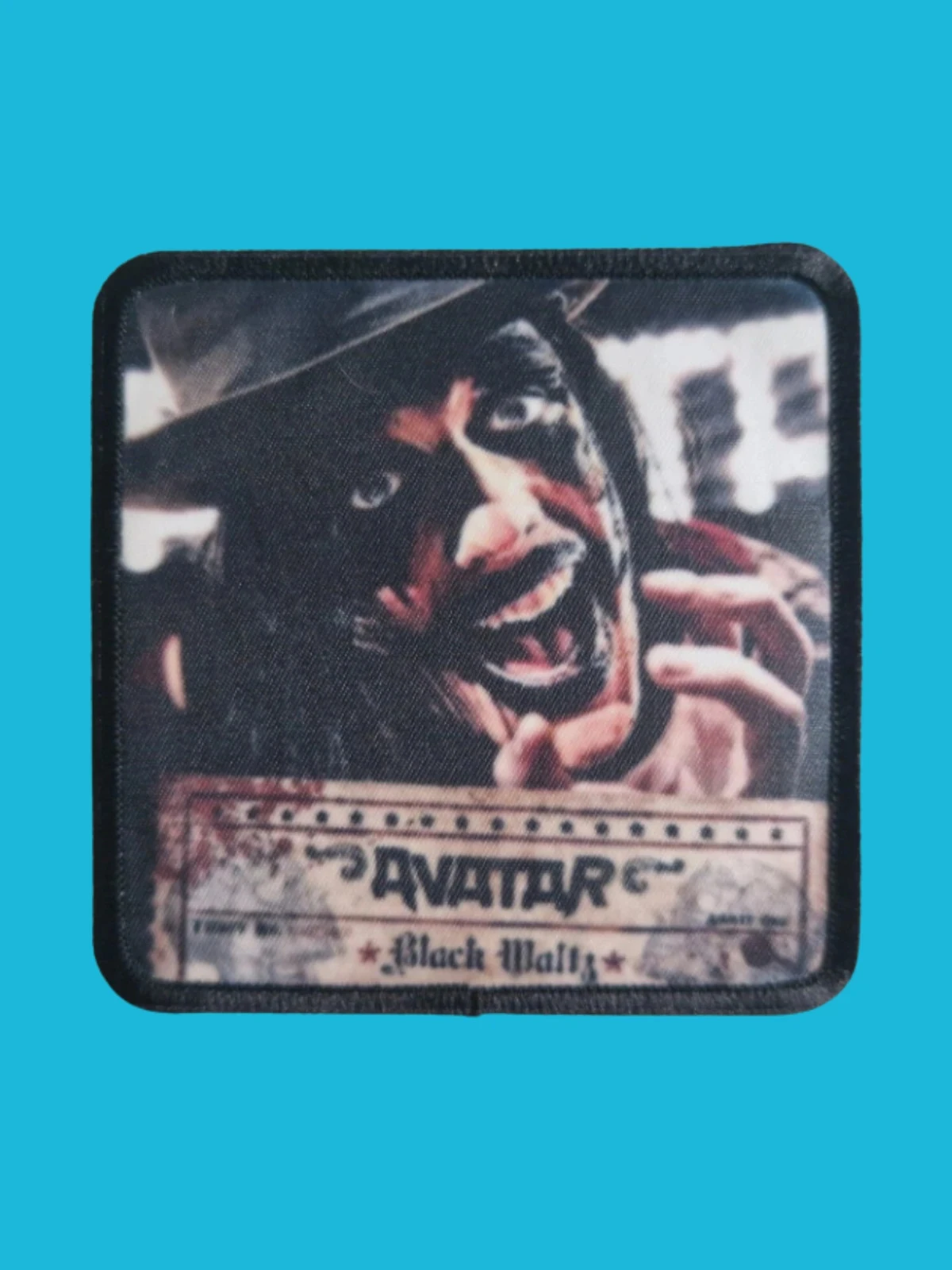 Patch Avatar - Black Waltz - Imprimé - Carré de 7,5 x 7,5 centimètres